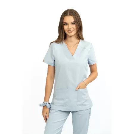 Bluzka medyczna SCRUBS MEDI TEDDY  - COSTA BABY BLUE